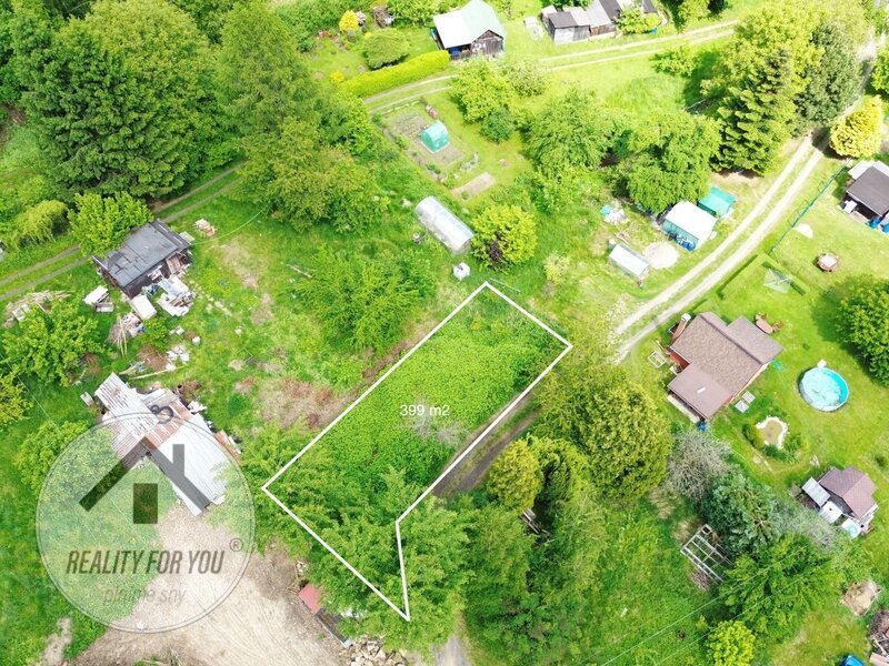 Prodej zahrádky v Hrádku nad Nisou - Donín o výměře 399 m2